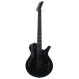 2005 Parker Hornet PM10 electric guitar, made in Korea, ser. no. 05xxxx89; Finish: black, minor