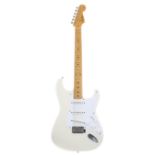 1982 Fender JV series 50s reissue Stratocaster electric guitar, made in Japan, ser. no. JV1xxx6;