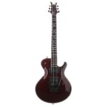 2009 Dean Deceiver electric guitar, made in Korea, ser. no. US09xxxx80; Finish: wine red, some minor