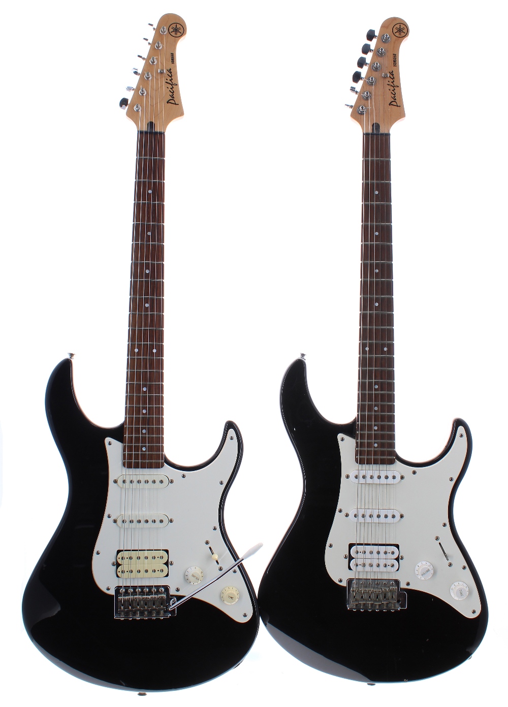 Yamaha Pacifica PAC012 electric guitar, gig bag; together with a Yamaha Pacifica 112 electric guitar