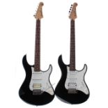 Yamaha Pacifica PAC012 electric guitar, gig bag; together with a Yamaha Pacifica 112 electric guitar