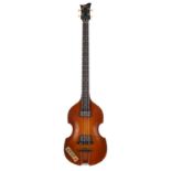 2019 Hofner 500/1 1963 relic left-handed violin bass guitar, made in Germany by the Hofner custom
