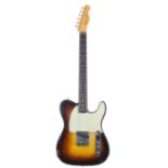 1960 Fender Custom Esquire electric guitar, made in USA, ser. no. 5xxx6; Finish: sunburst, heavy