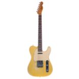 1975 Fender Telecaster electric guitar, made in USA, ser. no. 6xxxx9; Finish: blonde, heavily