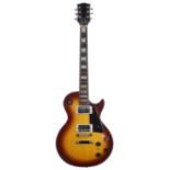 1970s Les Paul style electric guitar, made in Japan; Finish: tobacco burst, lots of blemishes to the