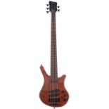 2000 Warwick Thumb-5NT five string bass guitar, made in Germany, ser. no. F-0xxxx-00; Finish: