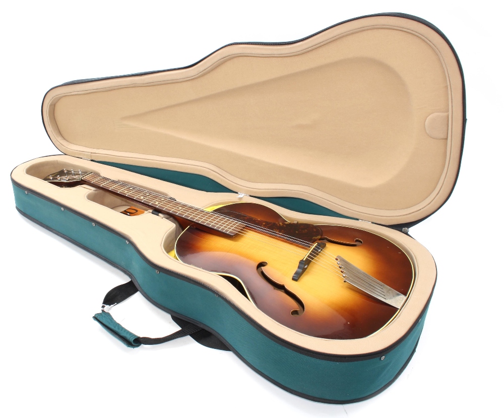 1962 Hofner Congress archtop guitar, made in Germany, ser. no. 1xxx6; Finish: brunette, various - Image 3 of 3