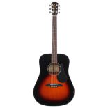 2005 Alvarez RD8SB acoustic guitar, made in China, ser. no. F5xxxxxx05; Finish: sunburst; Fretboard: