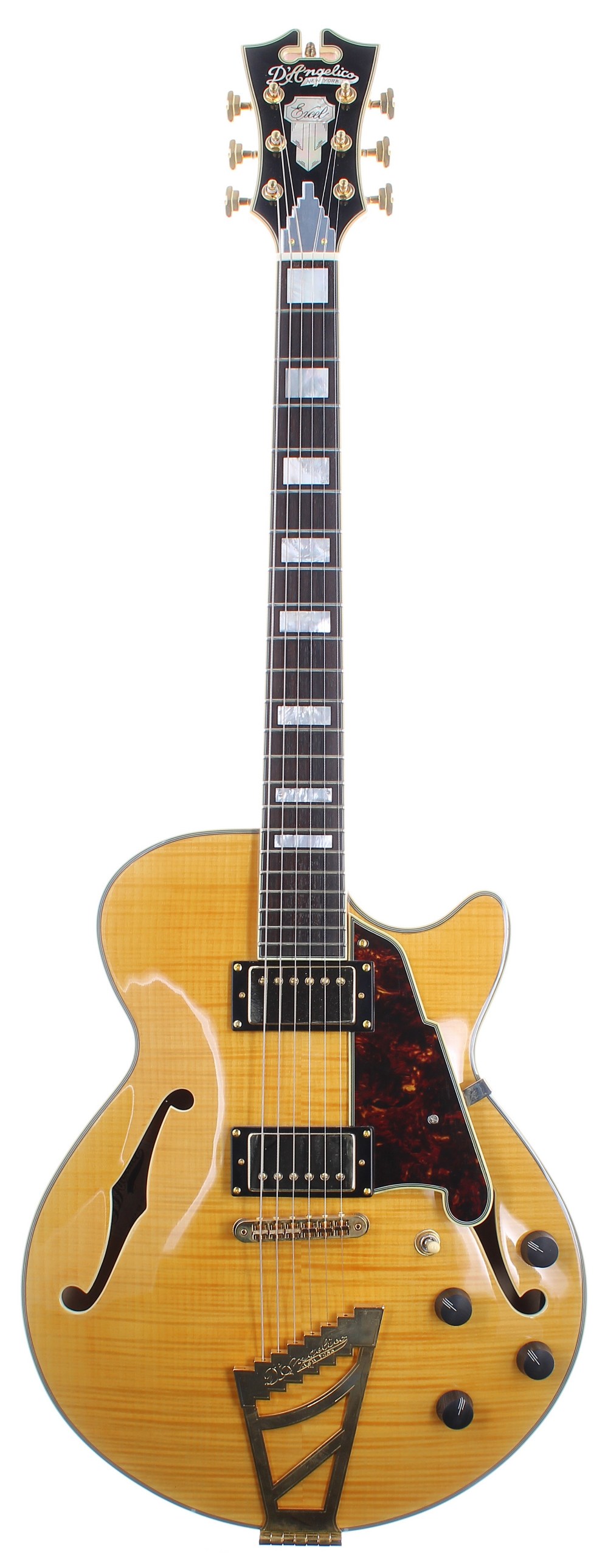 2014 D'Angelico Excel EX-SS hollow body electric guitar, made in Korea, ser. no. US14xxxx61; Finish:
