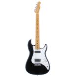 1983 Squier by Fender Bullet H2 electric guitar, made in Japan, ser. no. SQxxxx9; Finish: black,
