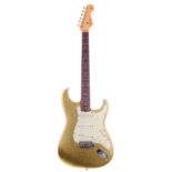 Bob Dylan - 1962 Fender Gold Sparkle Stratocaster electric guitar, made in USA, ser. no. L39491,