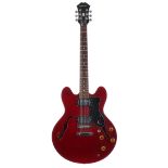 1998 Epiphone Dot semi-hollow body electric guitar, made in Korea, ser. no. S98xxxx39; Finish: