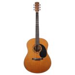 John Renbourn - 1977 Michael Gurian J-R acoustic guitar, made in USA, ser. no. C2927; Back and