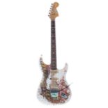 Gruff Rhys (Super Furry Animals) - heavily customised CMI electric guitar, Gruff Rhys' of the