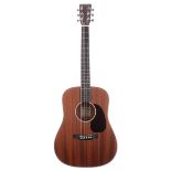 2018 C.F. Martin & Co Dreadnought Junior D Jr 2 Sapele acoustic guitar, made in Mexico, ser. no.