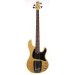 2011 Ibanez ATK-200 bass guitar, made in China; Finish: natural; Fretboard: rosewood; Frets: good;