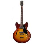 Gibson ES-330 TD hollow body electric guitar, made in USA, circa 1967, ser. no. 8xxxx2; Finish: