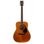 Yamaha FG-450SA acoustic guitar, made in Taiwan; Back and sides: mahogany; Top: natural spruce,