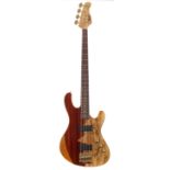 2014 Cort Jeff Berlin Rithmic NAT bass guitar, made in Indonesia, ser. no. 14xxxx04; Finish: natural