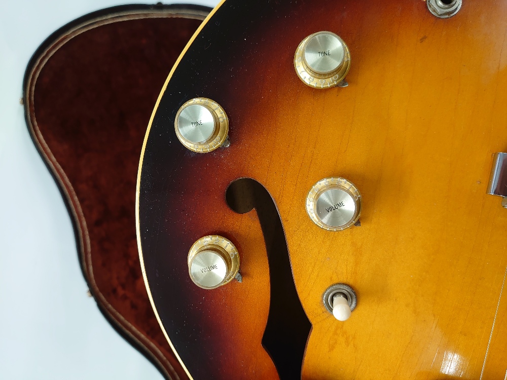 1968 Gibson ES-330 TD long neck hollow body electric guitar, made in USA, ser. no. 3xxxx0; Finish: - Image 3 of 15