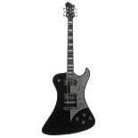 2018 Hagstrom Fantomen electric guitar, made in China, ser. no. G18xxxxx4; Finish: black, minor