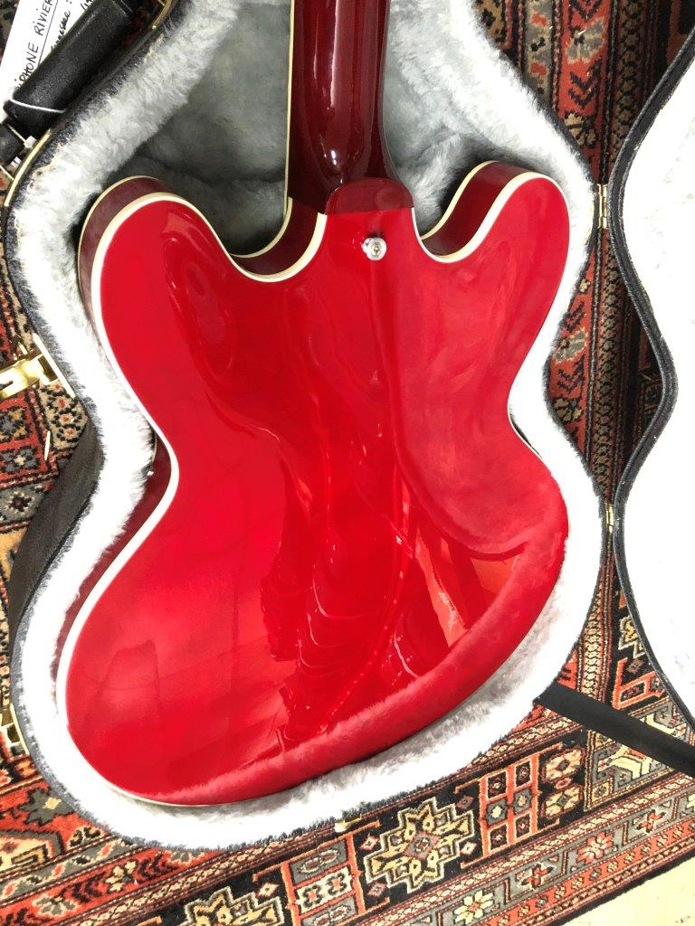 1993 Epiphone Riviera ES-360TD semi-hollow body electric guitar, made in USA, ser. no. 9xxx3xx3; - Image 14 of 16