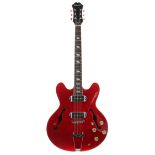 2006 Epiphone Casino hollow body electric guitar, made in Korea, ser. no. U06xxxx22; Finish: cherry;