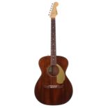 2012 Fender California Series limited edition Newporter electro-acoustic guitar, made in USA, ser.