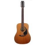 Simon & Patrick S & P 12 Cedar twelve string acoustic guitar, made in Canada; Finish: natural, heavy