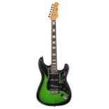 2018 Burns Club Series King Cobra electric guitar, made in Korea, ser. no. 18xxxx6; Finish: green