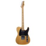 1977 Fender Telecaster electric guitar, made in USA, ser. no. S7xxxx6; Finish: natural, minor