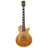 1976 Gibson Les Paul Custom electric guitar, made in USA, ser. no. 00xxxxxx; Finish: top stripped to