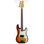 Bass Collection Detroit bass guitar; Finish: sunburst; Fretboard: rosewood; Frets: good;