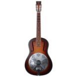 2003 National Reso-Phonic Estralita resonator guitar, made in USA; Finish: antique sunburst, various