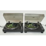 Pair of Electrovision Pro 150 vinyl turntables (2)