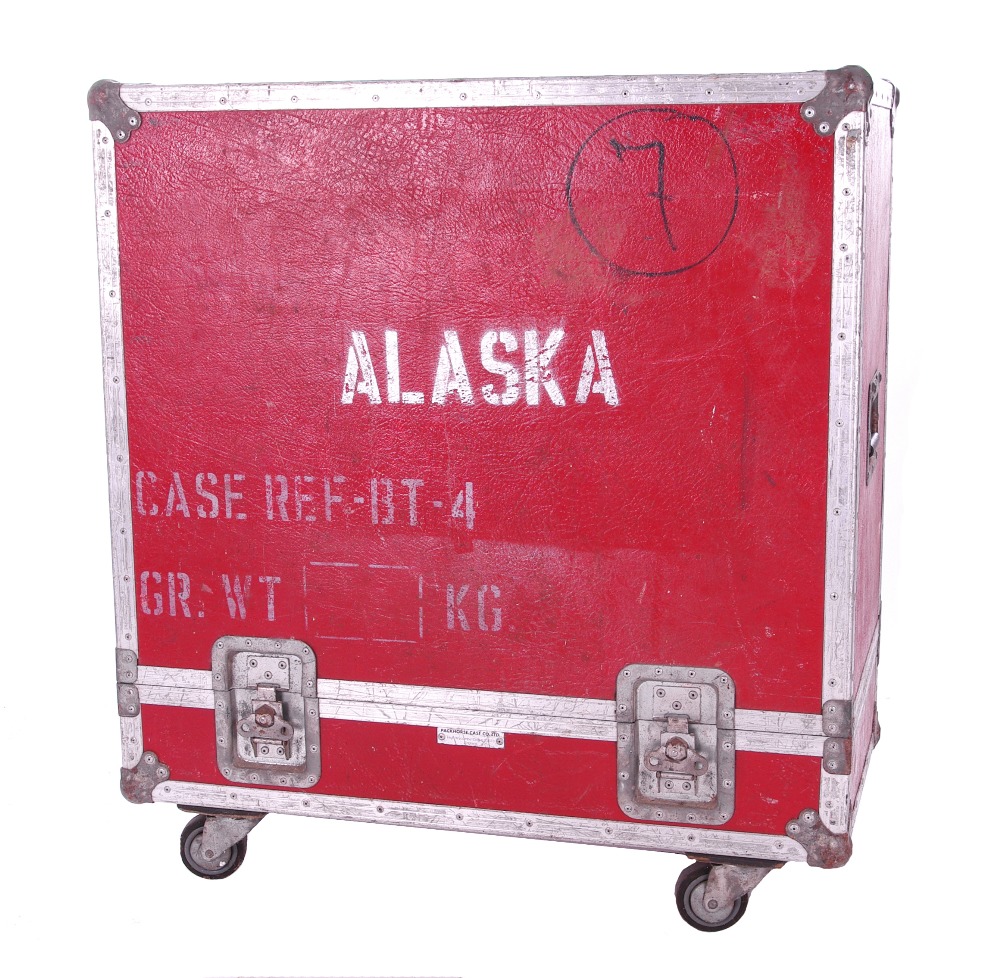 Bernie Marsden & Alaska - heavy duty Packhorse Case Co Ltd flight case on wheels suitable for a 4