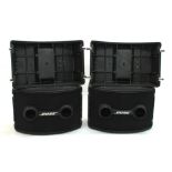 Pair of Bose 802 Series II PA loud speakers with a pair of associated stands