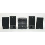 Sony LBT-N455 hifi stereo system; together with a pair of LB455 speakers (missing remote and