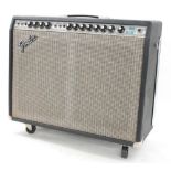 1977 Fender Twin Reverb guitar amplifier, made in USA, chassis no. A767618, fitted with Jensen