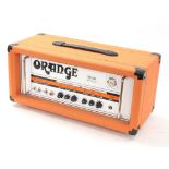 Orange Amplification TH30 Twin Channel guitar amplifier head, dust cover