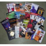 Good selection of informative guitar books; also a selection of guitar song books
