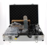SE Electronics SE ICIS tube microphone set, within original fitted flight case