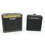 Marshall G50R CD guitar amplifier; together with a Clarity JE50I guitar amplifier in need of