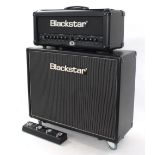 Blackstar Amplification ID:60TVP-H guitar amplifier head with matching HTV-212 twin speaker cabinet,