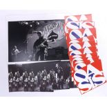 Oasis - small selection of promotional stickers and a publicity photograph, sent to the vendor by