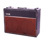 Bernie Marsden - Vox AC30 guitar amplifier, made in England, circa 1963, ser. no. 7703N, copper