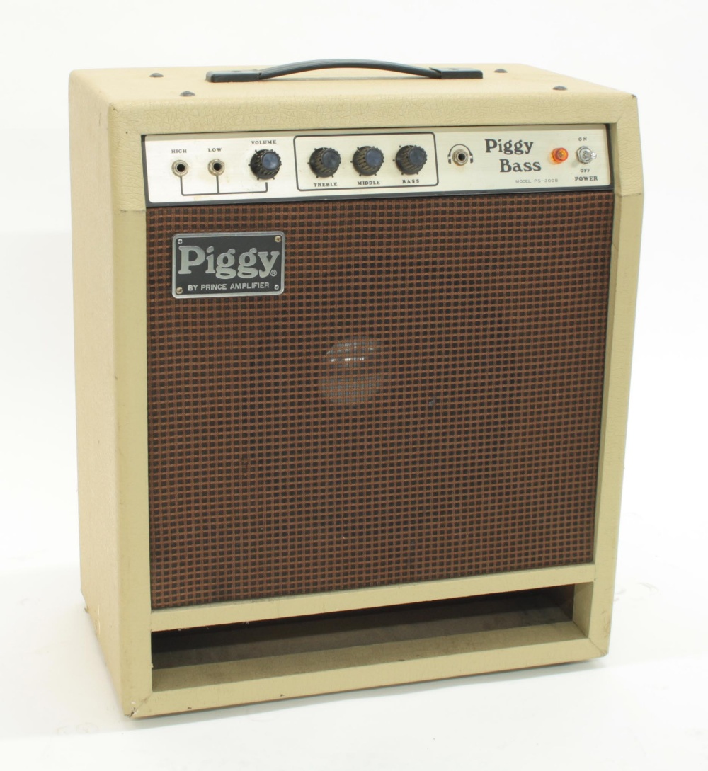 Piggy by Prince Amplifier Piggy Bass Model PS-200B guitar amplifier, made in Japan