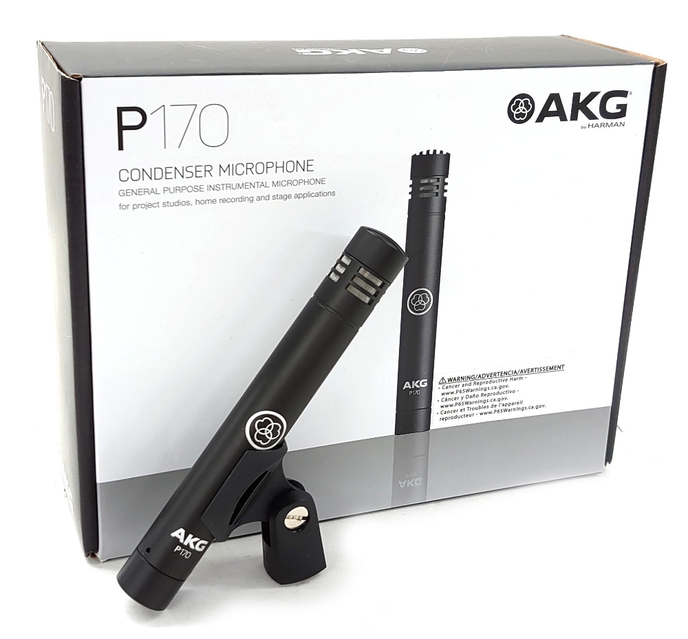 AKG P170 condenser microphone, boxed