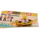 The Beatles - Corgi Toys 803 'The Beatles Yellow Submarine', complete with an original A4 shop