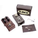 T Rex Fat Shuga boost & reverb guitar pedal, boxed; together with a TC Electronic Mojo Mojo